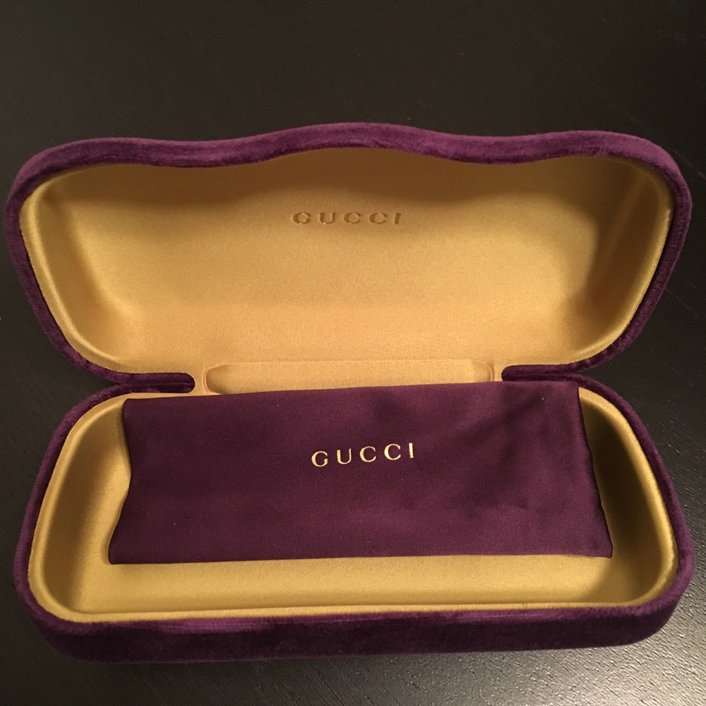 Velvet Gucci Eyeglass Case